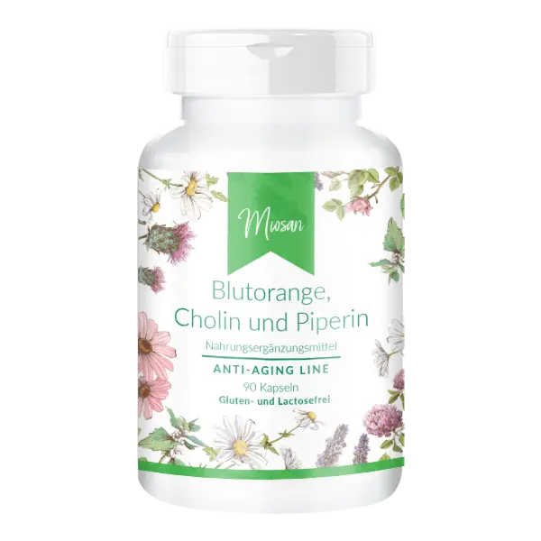 Blutorange, Cholin & Piperin, 90 Kap.