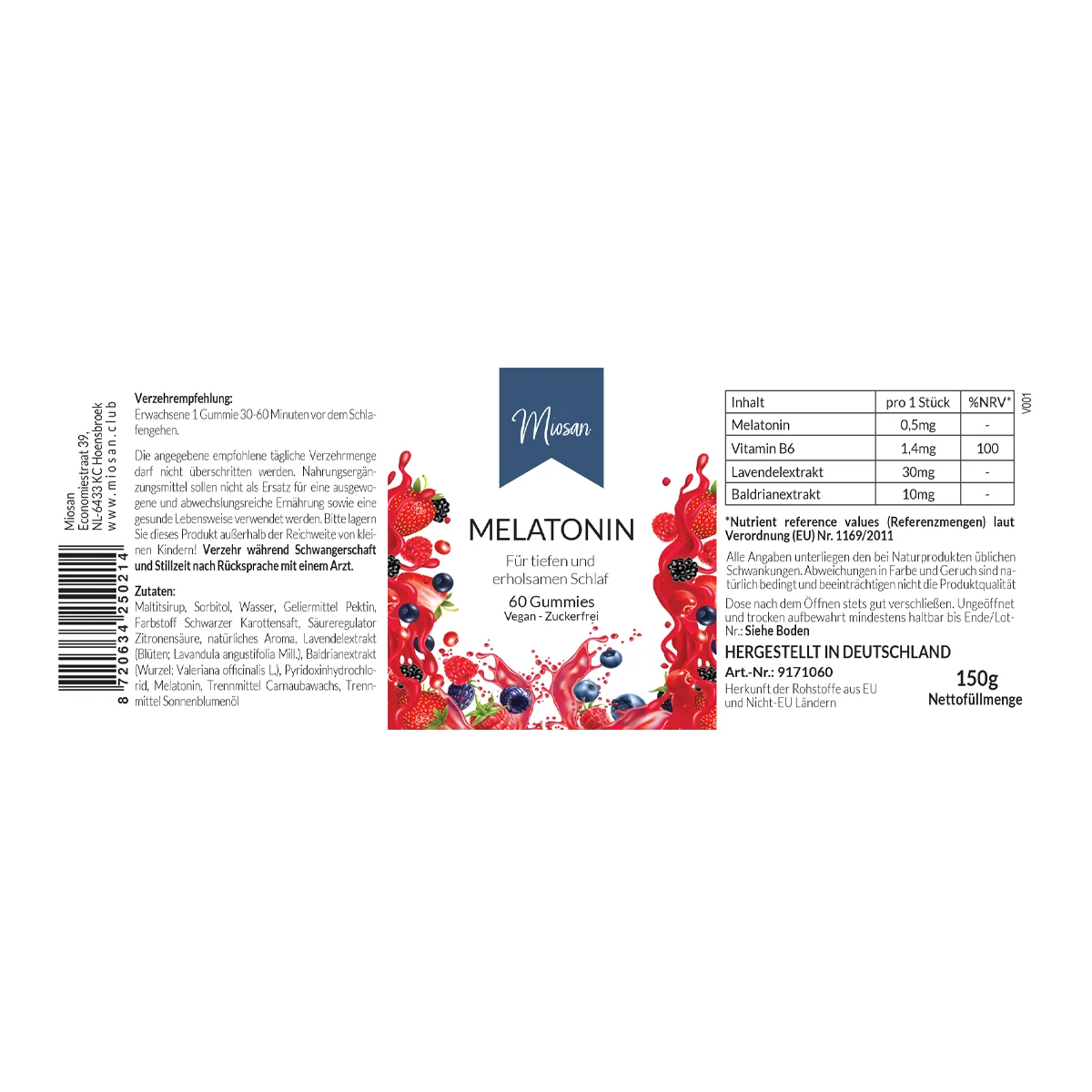 Melatonin 60 Gummies